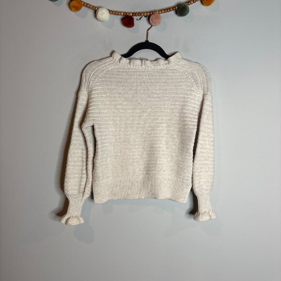 Madewell Ruffle Mockneck Stich Pullover - Picture 5 of 5